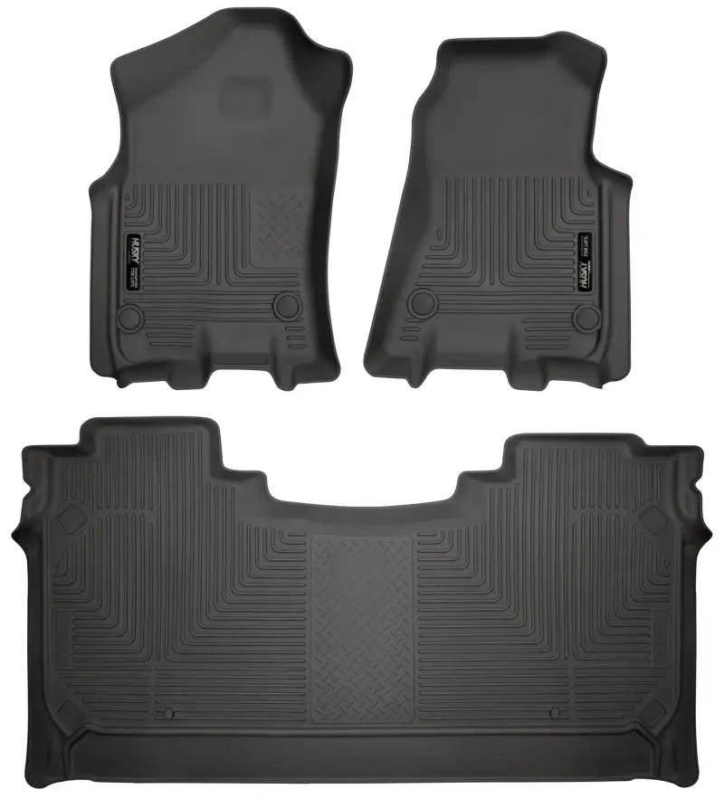 Husky Liners Weatherbeater Floor Mats 2019 Dodge Ram 1500 Crew Cab Front & Rear Seats