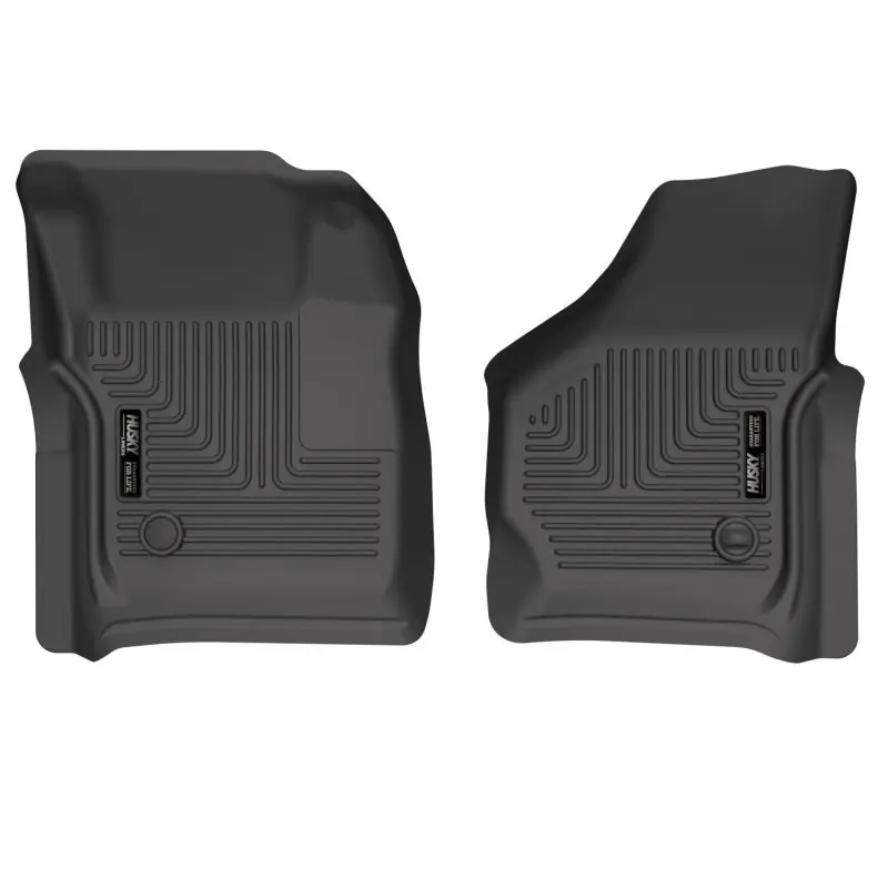 Husky Liners WeatherBeater Front Floor Liners 99-07 Ford F-250 Super Duty Crew Cab Black
