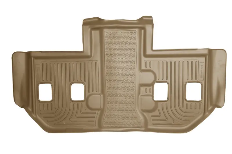 Husky Liners WeatherBeater Tan 3rd Seat Floor Liners 2007-2013 GM Escalade Suburban Yukon