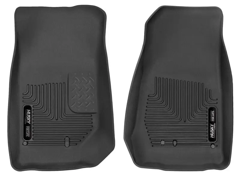 Husky Liners X-Act Contour Black Front Floor Liners 2007-2014 Jeep Wrangler 2Dr 4Dr Unlimited