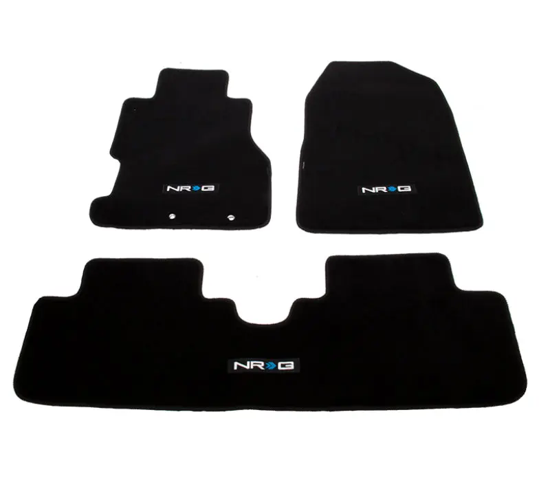 NRG Floor Mats 02-03 Honda Civic Si 3DR Coupe Custom Fit NRG Logo 3 Piece Set