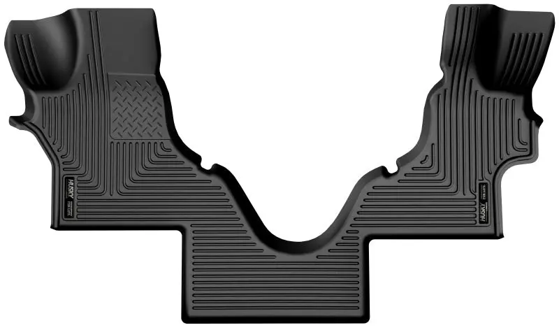 Husky Liners 05-23 Ford Econoline WeatherBeater Black Floor Mats Full Coverage