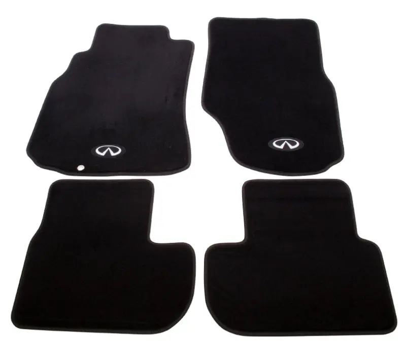 NRG Infiniti Emblem 4-Piece Floor Mats 2003-2006 G35 Premium Carpet