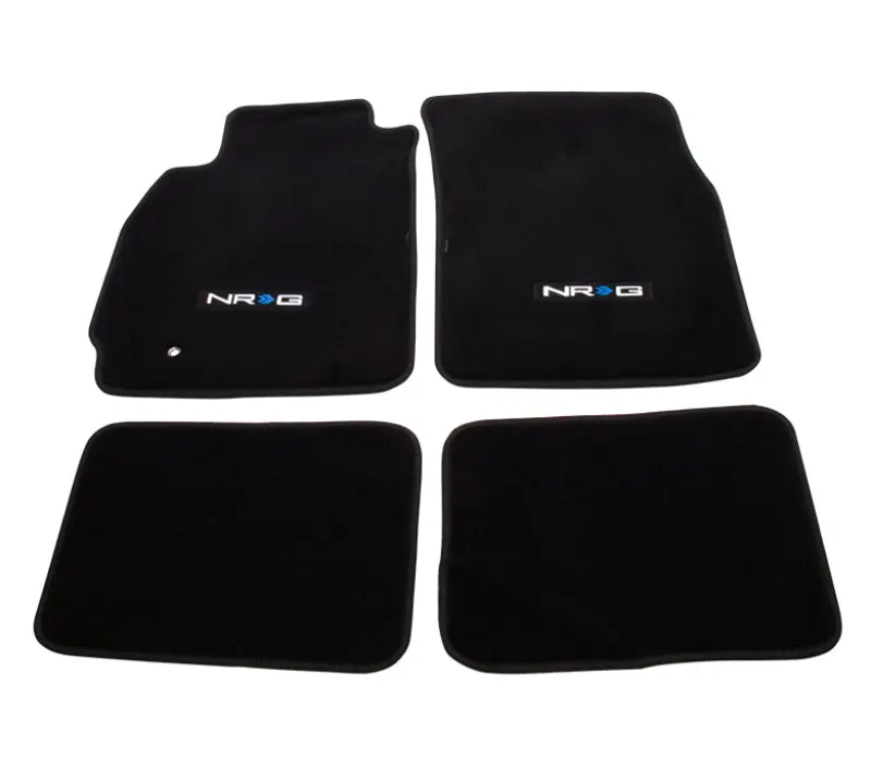 NRG Logo 4-Piece Floor Mats 2003-2005 Mitsubishi Lancer Evolution 8