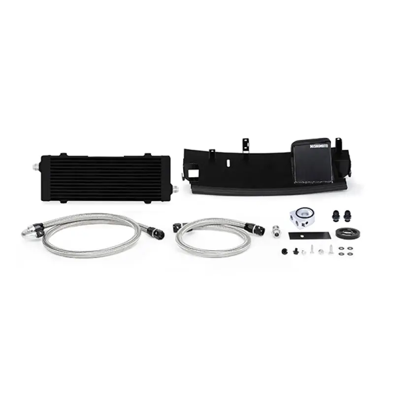Mishimoto 2016+ Ford Focus RS Oil Cooler Kit Black Improved Engine Cooling