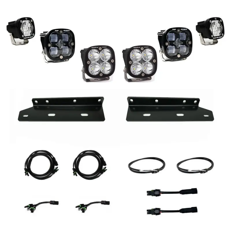 Baja Designs 2021 Ford Raptor Aftermarket Pro Fog Pocket SAE Kit