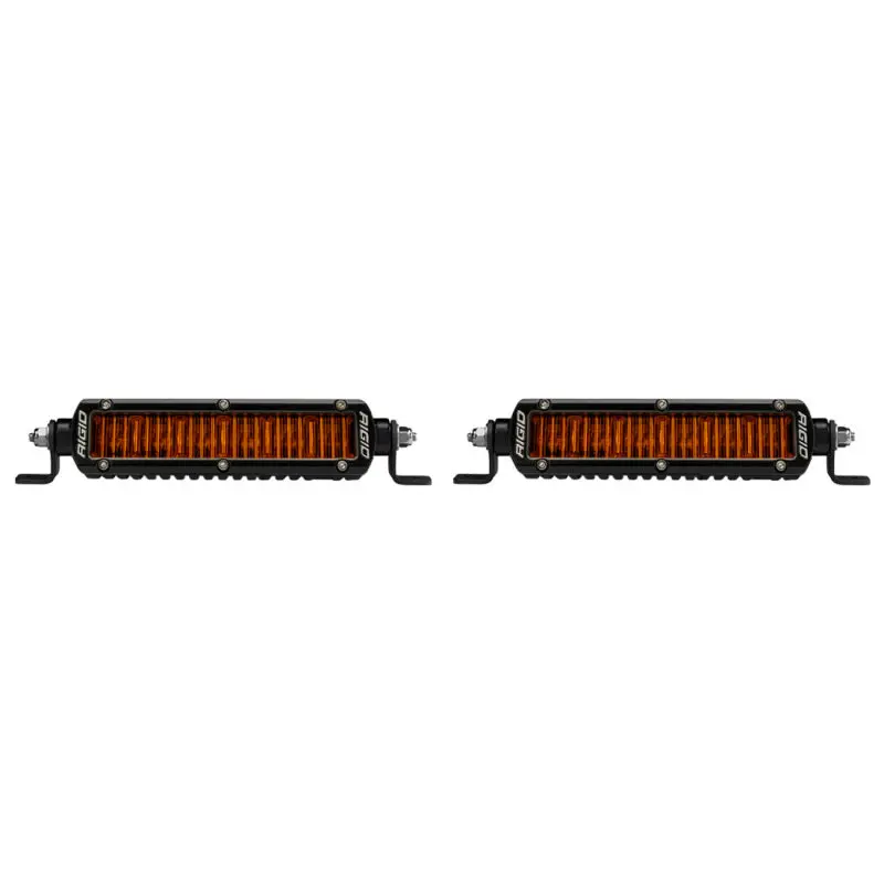 Rigid Industries SR-Series SAE 6in Amber PRO Lens Pair Fog Lights