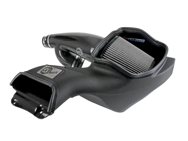 aFe 2017-2020 Ford F-150 Raptor Track Series Carbon Fiber Cold Air Intake System Pro DRY S Filters