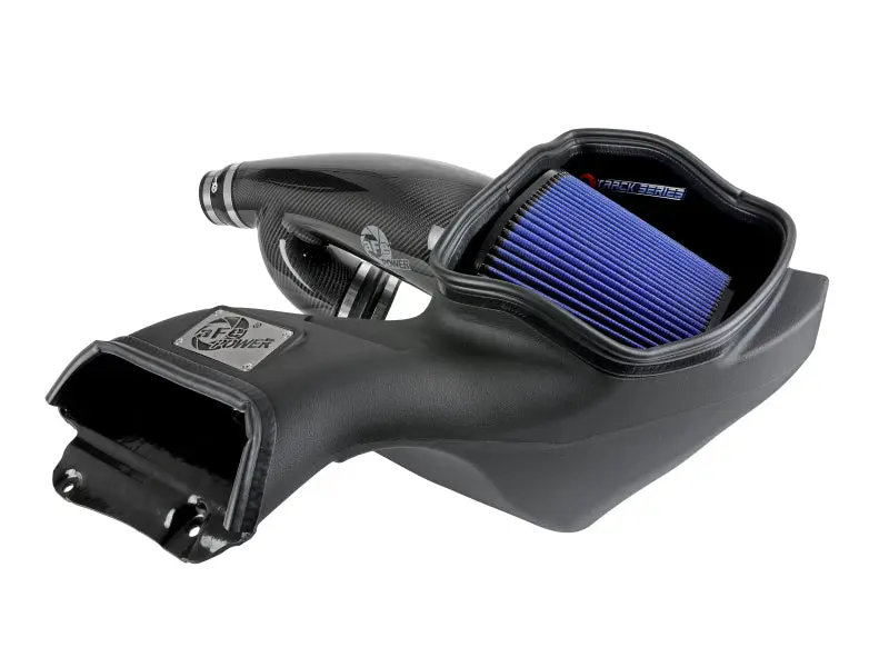 aFe 2017-2020 Ford F-150 Raptor Track Series Carbon Fiber Cold Air Intake System Pro 5R Filters