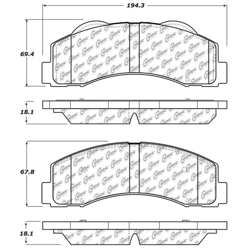 StopTech Street Performance Front Brake Pads 10-14 Ford F-150 - Heavy Duty Stopping