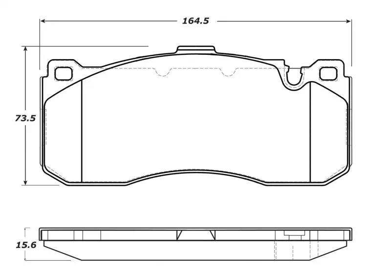 StopTech Street Touring Front Brake Pads 08-09 BMW 128i/135i Coupe - Premium Quality