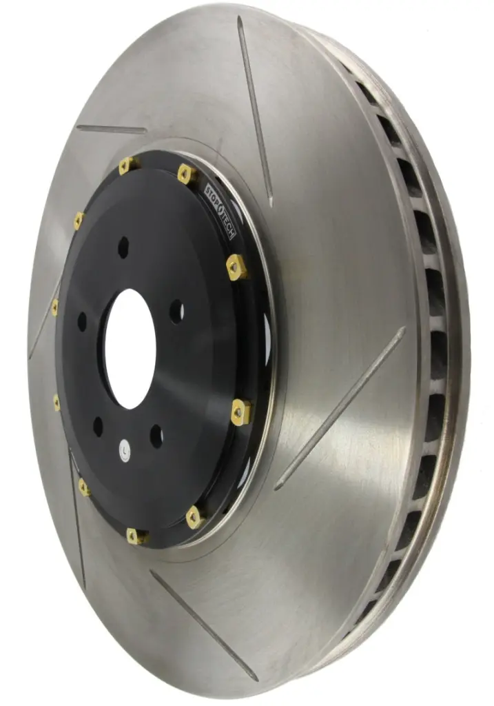 StopTech Slotted Left Front Brake Rotor 05-14 Ford Mustang GT Brembo AeroRotor Replacement