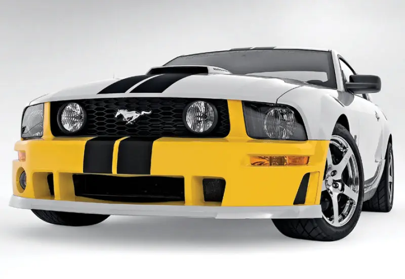 Roush 2005-2009 Ford Mustang Unpainted Front Fascia Kit Aggressive Styling