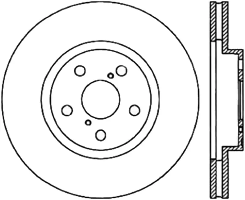 StopTech Sport Slotted Cryo Front Left Rotor 91-95 Toyota MR2