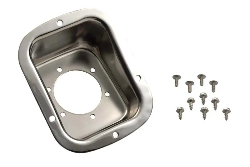 Kentrol 78-95 Jeep CJ Wrangler YJ Gas Filler Neck Polished Silver