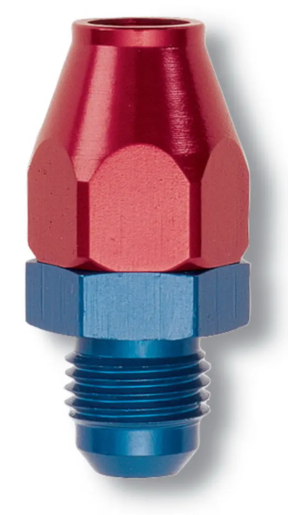 Russell Performance Red/Blue -6 Male 37 Degree to 3/8in Aluminum Tube Fitting