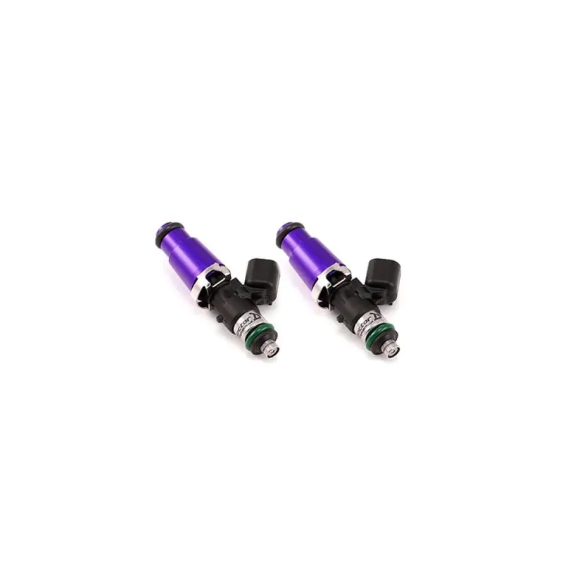 Injector Dynamics 2600-XDS Fuel Injectors Set 2 60mm Length 14mm Purple Top and Lower O-Ring