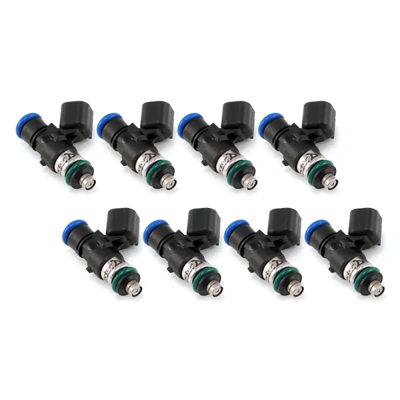 Injector Dynamics ID1050X Fuel Injectors Set 8 No Adapter Top 14mm Lower O-Ring
