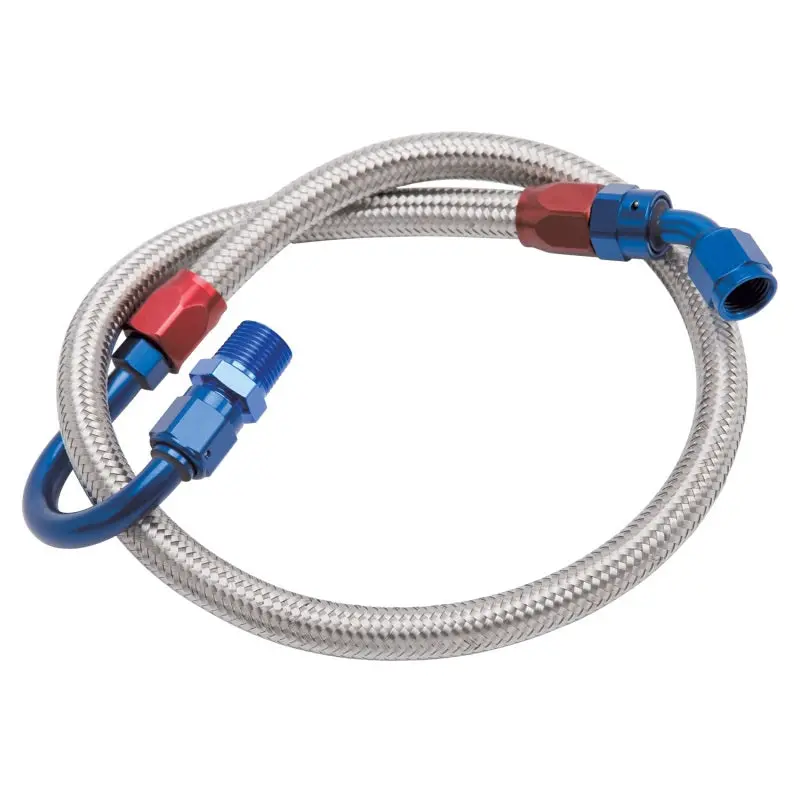 Edelbrock Fuel Line Braided Stainless SBF Compatible 8134