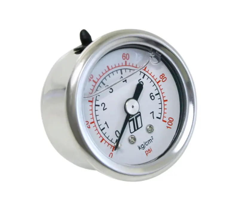 Turbosmart FPR Gauge 0-100psi Liquid Fill Fuel Pressure Meter
