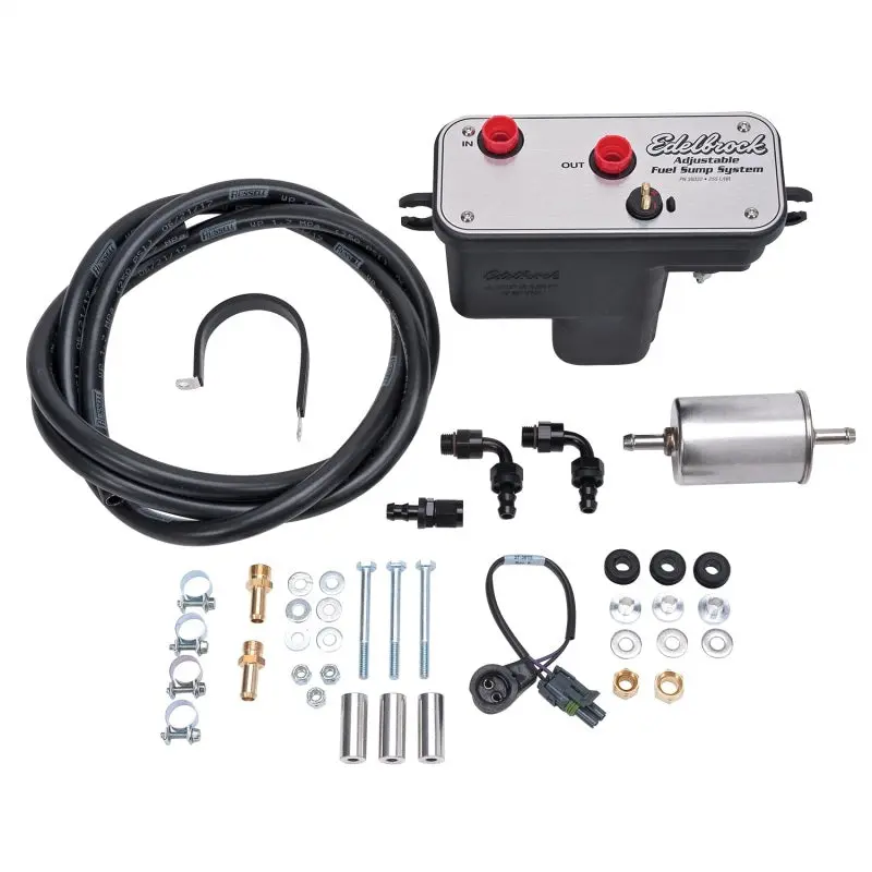 Edelbrock Universal Fuel Sump Module Adjustable 255 LPH High Performance Fuel System