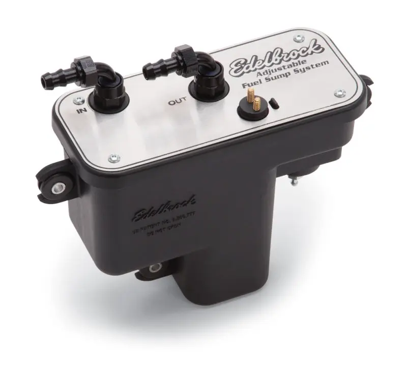 Edelbrock Universal Fuel Sump Module Adjustable Fuel Sump Tank Only 255 LPH High Performance Fuel System