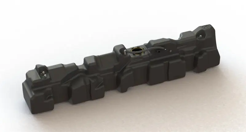 Titan Fuel Tanks 17-24 Ford 120in Cab Chassis 54 Gallon XXL Mid-Ship Fuel Tank