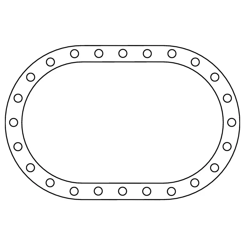 Cometic Fuel Cell 0.062in Fiber Filler Gasket 24 Bolt Oval Cometic Gasket