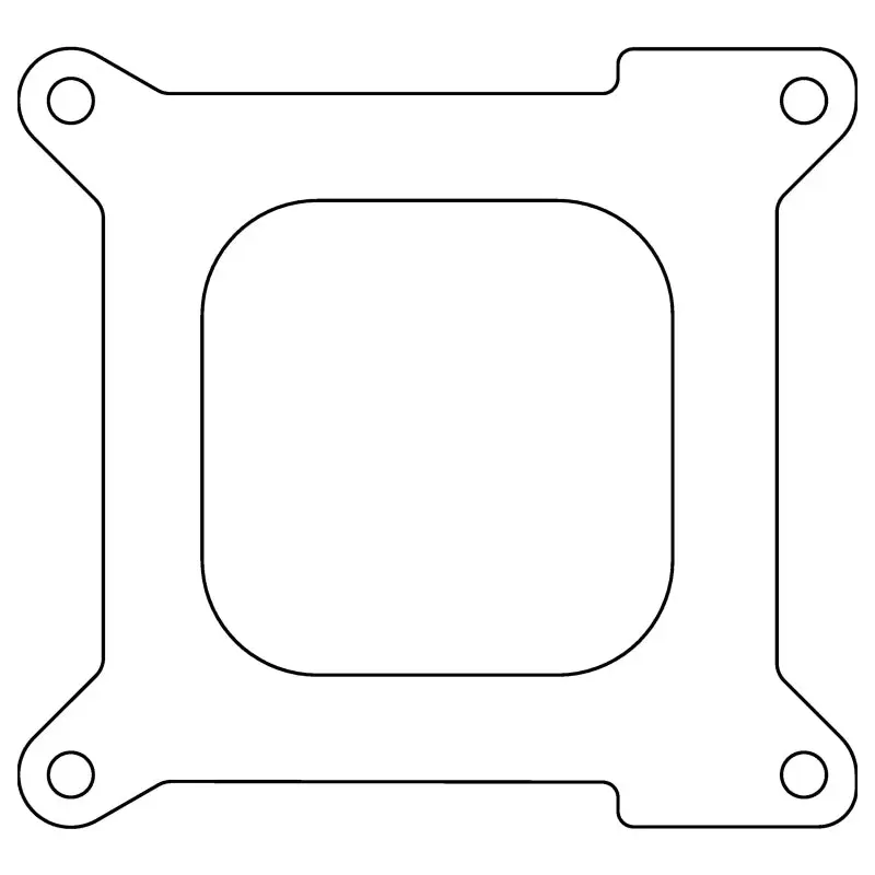 Cometic NASCAR 4 Barrel 0.047in Fiber Carburetor Throttle Body Mounting Gasket Open Plenum Cometic Gasket