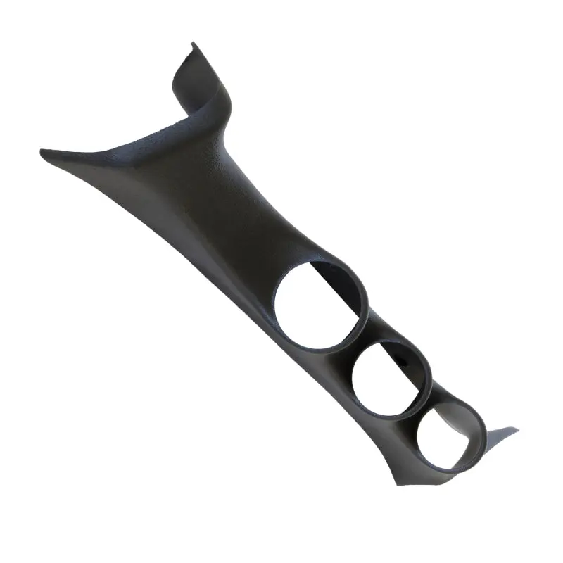 Autometer 52mm Black Triple Pillar Gauge Pod 08-10 Ford Super Duty