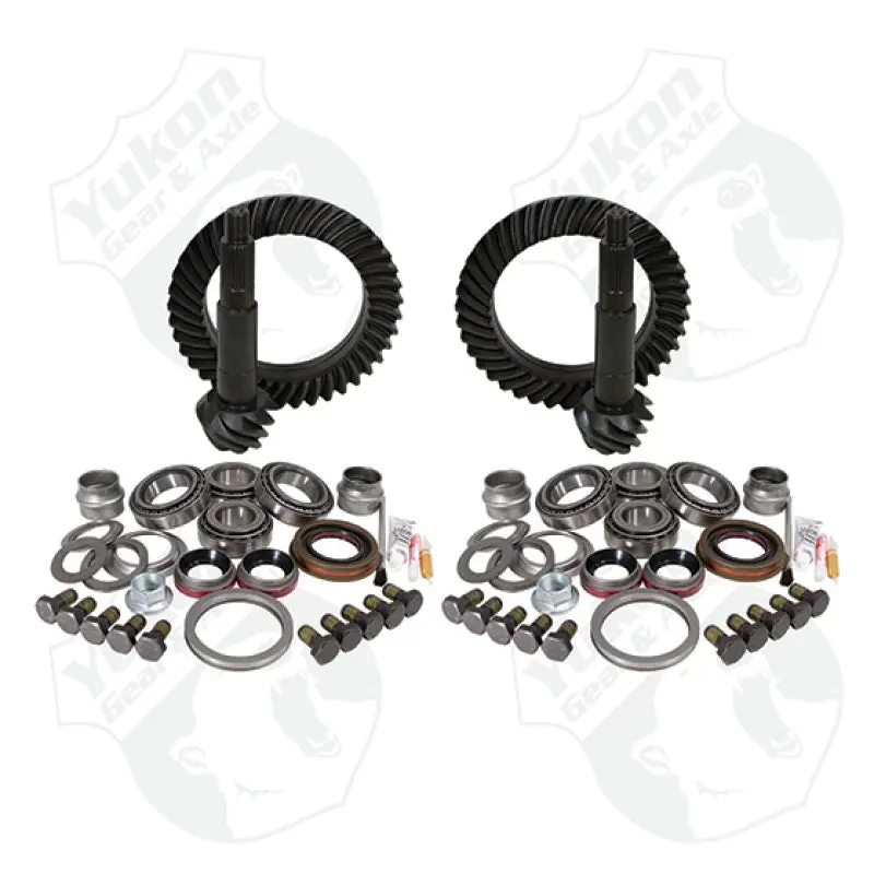 Yukon Gear & Install Kit Package Jeep TJ Rubicon 4.56 Ratio Yukon Gear & Axle