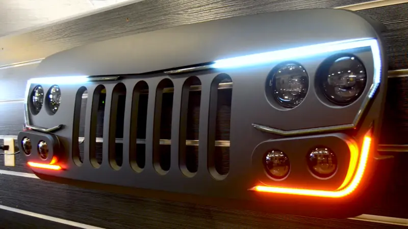 Oracle VECTOR Jeep Wrangler JK Grille Display Custom LED Lighting ORACLE Lighting