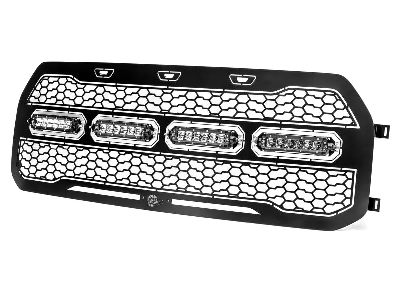 aFe Scorpion Grill LEDs 2017-2020 Ford Raptor without Front Facing Camera