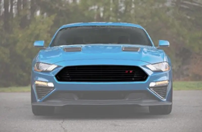 Roush Black Upper Grille Kit 2018+ Ford Mustang