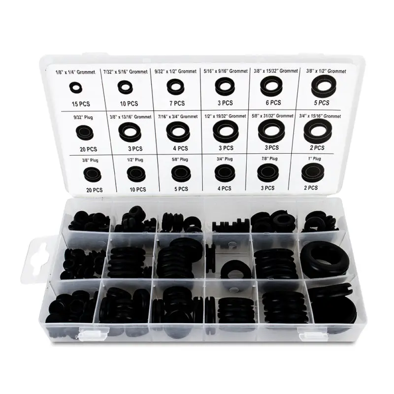 Mishimoto Rubber Grommet Assortment 125pc Automotive and DIY Projects