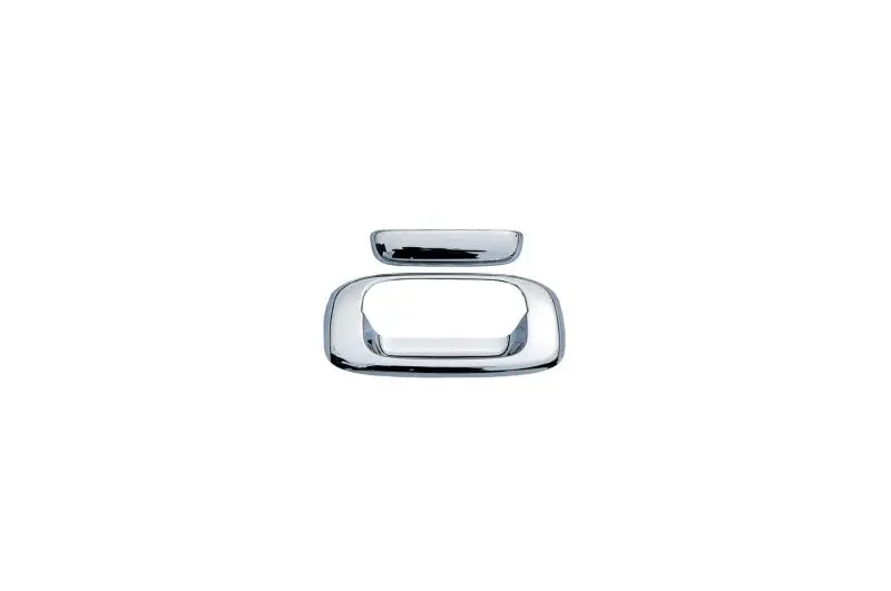 AVS Chrome Tailgate Handle Cover 2pc 15-18 Chevy Silverado 1500 Rear Camera