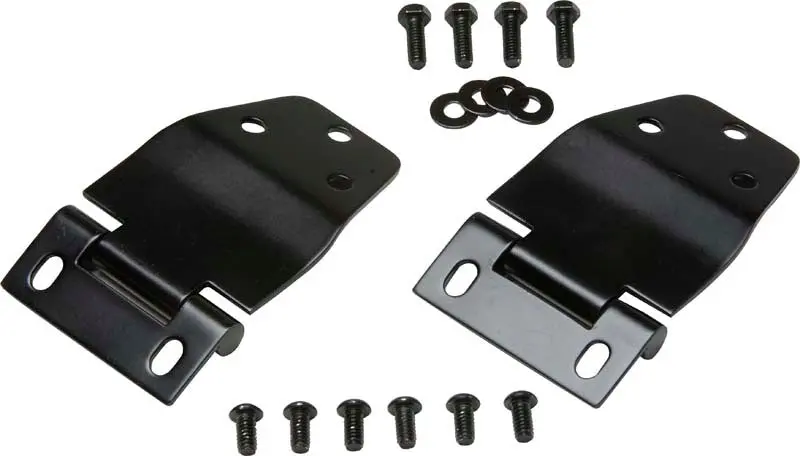 Kentrol 77-86 Jeep CJ7 Hardtop Liftgate Hinge Pair Powdercoat Black Durable