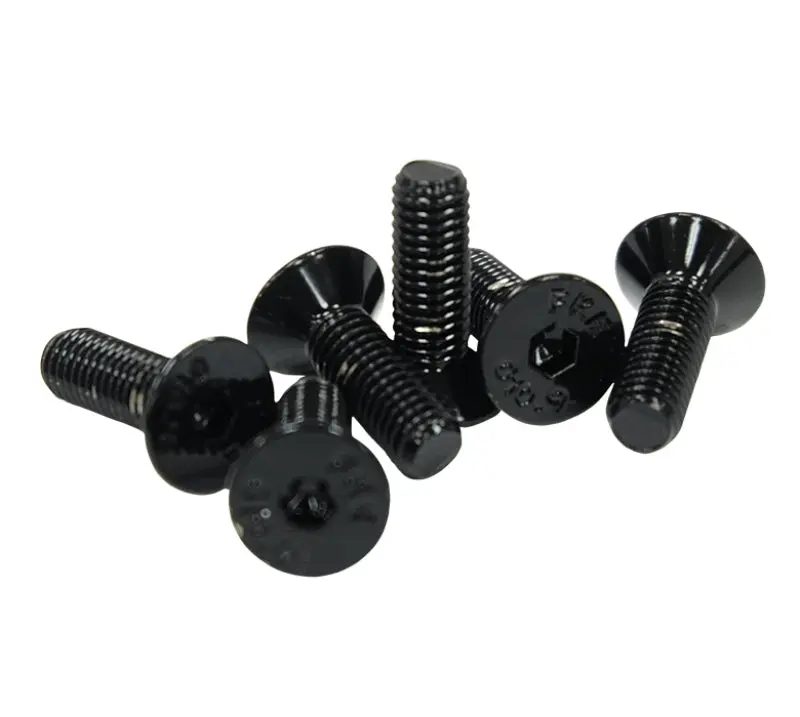 NRG Steering Wheel Screw Upgrade Kit Conical Black Enhanced Security