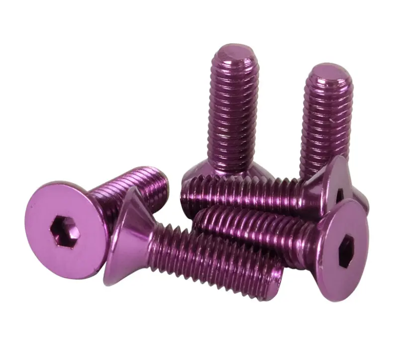 NRG Steering Wheel Screw Upgrade Kit Conical Purple