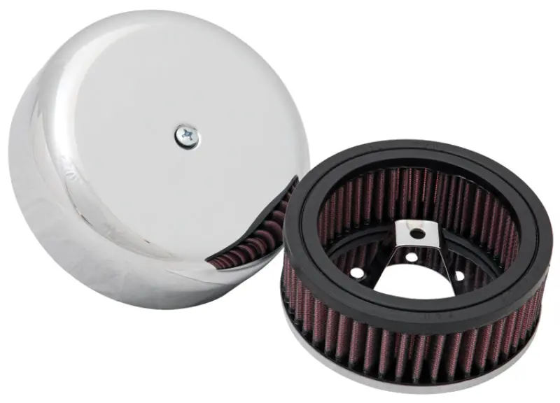 K&N Custom Assembly Air Filter 4in ID 5.25in OD 2in H Harley-Davidson Motorcycles K&N Engineering