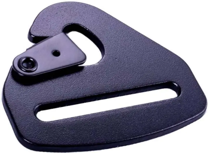 RaceQuip Snap Hook End Seat Belt Mounting Hardware 2in Belts Forged Steel Black