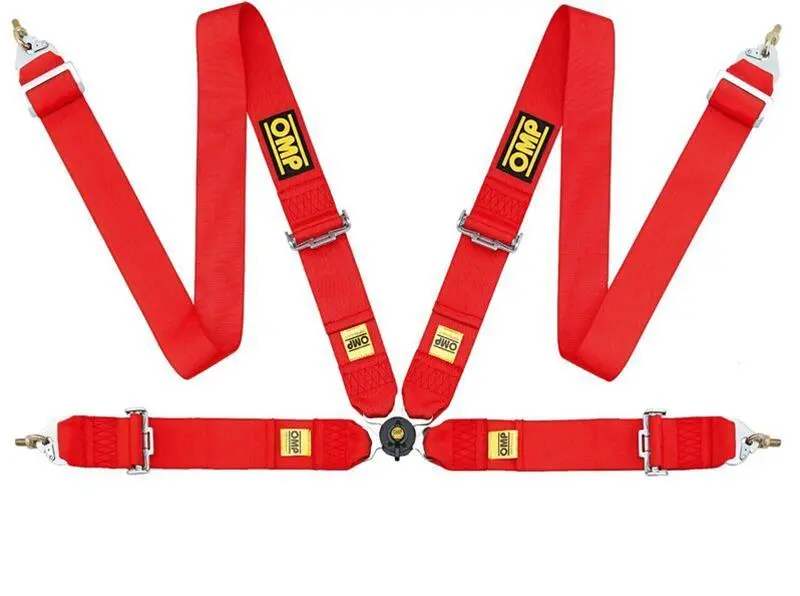 OMP Safety Harness First 3In 4 Points Red Fia 8854/98 Racing