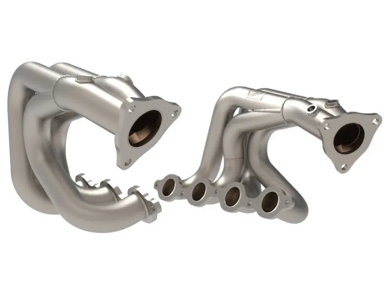 aFe Twisted 304SS Headers 2020 Chevy Corvette C8 6.2L V8 Titanium Ceramic Coated