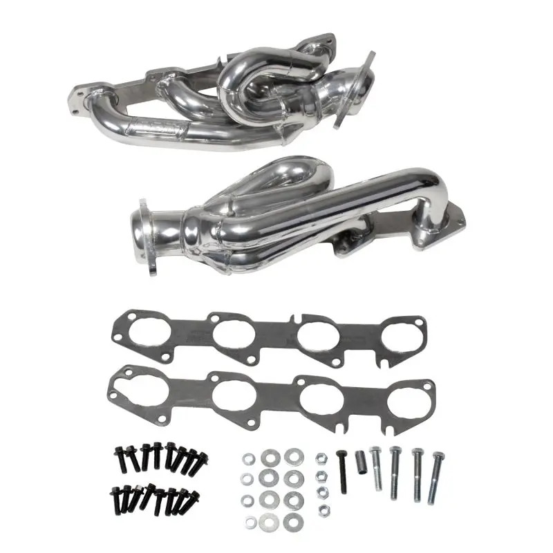 BBK 09-18 Dodge Ram 5.7L Hemi Shorty Tuned Length Exhaust Headers Silver Ceramic