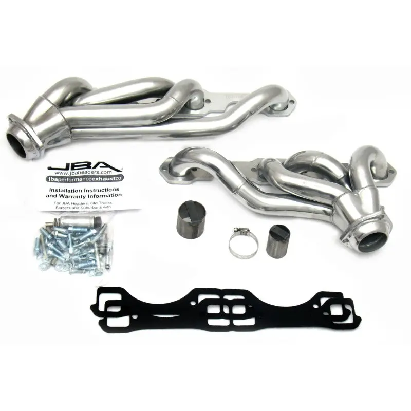 JBA 87-91 Chevrolet Blazer 5.0L/5.7L Silver Ceramic Coated Cat4Ward Headers