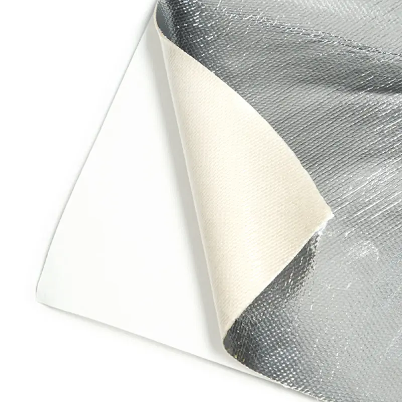 Mishimoto Aluminum Silica Heat Barrier 12in x 24in - Adhesive Backing Engine Protection