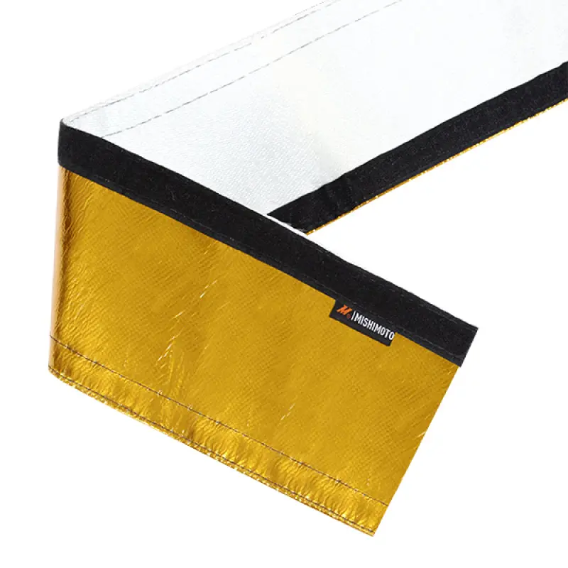 Mishimoto Gold Heat Shielding Sleeve 1/2in x 36in - High Temp Wire Protection