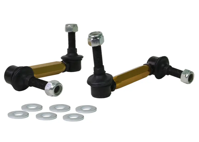 Whiteline 06-09 Toyota FJ Cruiser Front Adjustable Heavy Duty Sway Bar Link Kit - Off-Road