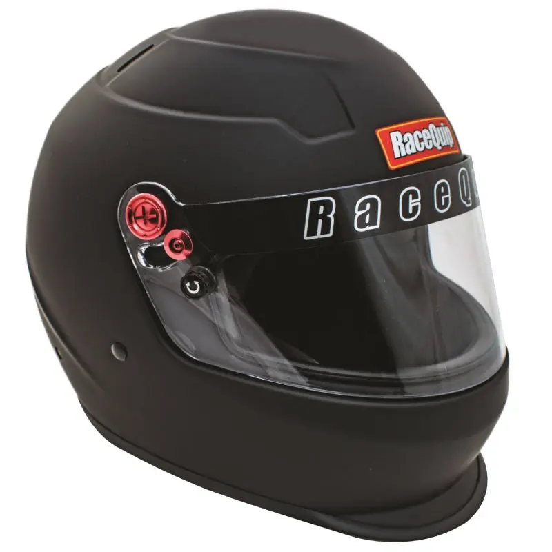Racequip Flat Black PRO20 SA2020 Large Racing Helmet