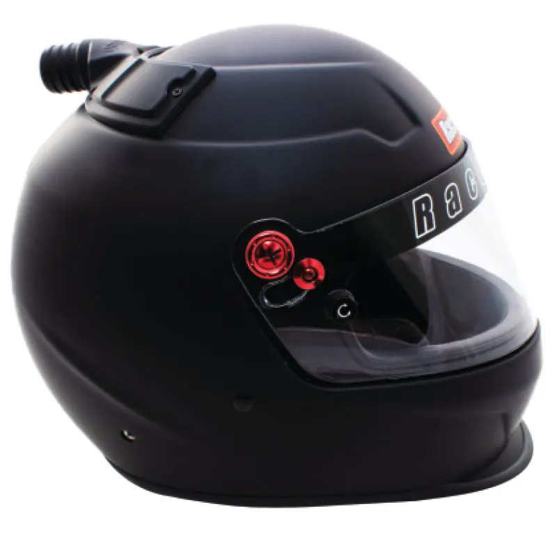 Racequip Flat Black TOP AIR PRO20 SA2020 Large - Racing Helmet